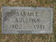  Sarah E. <I>Felber</I> Sullivan