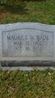 Maurice McCury Wade