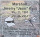 Jeremy Kent “Jerm” Marshall Photo
