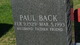  Paul Back