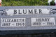  Elizabeth “Lizzie” <I>Rhyner</I> Blumer