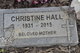 Christine Hall Photo