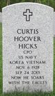 CPO Curtis Hoover Hicks Photo