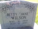  Betty “Jane” Wilson