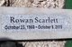  Rowan Sylvester “Tonty” Scarlett