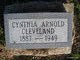  Cynthia <I>Arnold</I> Cleveland