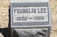  Franklin “Frank” Lee