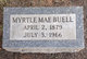  Myrtle Mae <I>Harrison</I> Buell