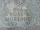 Rose Ann <I>Corrow</I> Murtaugh