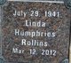 Linda Humphries Rollins Photo