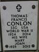  Thomas Francis Conlon