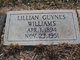  Lillian <I>Guynes</I> Williams