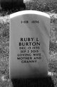 Ruby Lena Burton Photo