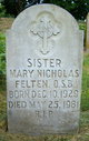 Sr Mary Nicholas Felten
