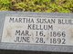  Martha Susan <I>Blue</I> Kellum