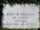 SPC John Milton Wheaton