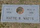 Hattie R. Watts Photo
