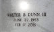 Walter B. “Wally” Dunn III Photo