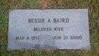  Bessie A. Baird