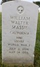  William Walter Massie