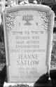  Jeanne “Bella” <I>Pasternak</I> Satlow