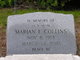  Marian E <I>Milbourne</I> Collins