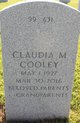  Claudia Matilda <I>Barr</I> Cooley