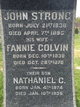  Fannie E. <I>Colvin</I> Strong