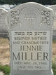  Jennie <I>Derene</I> Miller