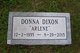 Donna “Arlene” Dixon Photo