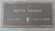  Nettie Virginia <I>Lowe</I> Thomas