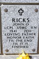  John O “Johnny” Ricks