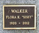 Flora K. “Sissy” Walker Photo