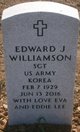 Edward Joseph “Big Eddie” Williamson Jr. Photo