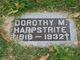  Dorothy M Harpstrite