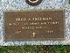  Fred A Freeman