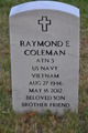  Raymond Edward Coleman
