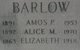  Alice Marie <I>Cox</I> Barlow