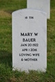  Mary Winfred <I>Coleman</I> Bauer
