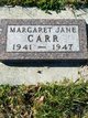  Margaret Jane Carr