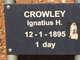  Ignatius H Crowley