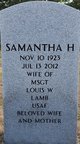  Samantha H Lamb