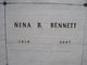  Nina Barbara <I>Raskob Lyon</I> Bennett