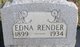  Edna <I>Reid</I> Render