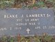 PFC Blake James Lambert Sr. Photo