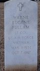 Lt. Col. Wayne Eugene Fullam