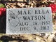  Mae Ella Watson
