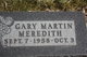  Gary Martin Meredith
