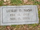 Leslie Daniel “Shorty” Nash Photo