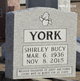 Shirley Bucy York Photo